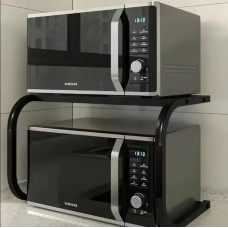 Кухонный стеллаж-органайзер TAND-5 для микроволновки • Полка для кухни с металлическим каркасом 53×32×32 см