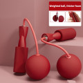 Беспроводная скакалка с утяжеленными шариками для занятий спортом • Удобная беспроводная скакалка с грузами для кардио и фитнеса