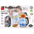 Электрочайник Hoffmans HM-7827 1800W • Стеклянный чайник с заварником 2,2 л + 0,5 л для быстрых напитков