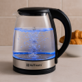 Электрочайник Hoffmans HM-2513 • Стеклянный чайник 2 л для дома и офиса 1800W