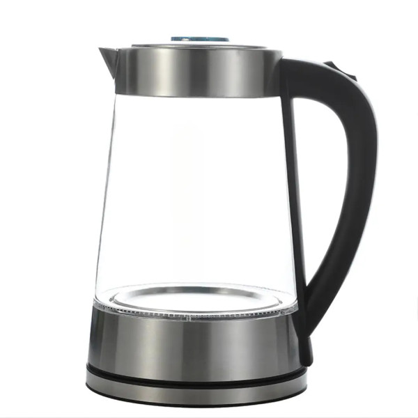 Электрочайник Hoffmans HM-2556 • Стеклянный чайник с подсветкой шкалой и быстрым кипячением воды 2000W