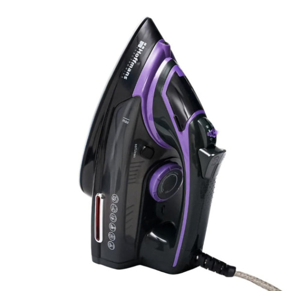 Утюг Hoffmans HM-9021 3000W • Паровой утюг с керамической подошвой функцией автоотключения и мощным паровым ударом