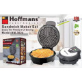 Вафельница Hoffmans HM-3024 1000W • Электрическая вафельница с антипригарным покрытием и быстрым нагревом