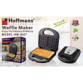 Вафельница Hoffmans HM-3027 для дома • Электрическая вафельница с антипригарным покрытием и терморегулятором