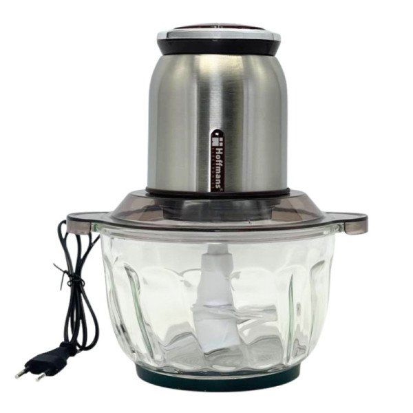 Стеклянный измельчитель Hoffmans HM-8843 • 2 л 1200Вт универсальный кухонный чоппер