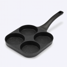 Порционная сковорода с антипригарным покрытием 4 в 1 • Универсальная сковорода для приготовления нескольких блюд одновременно