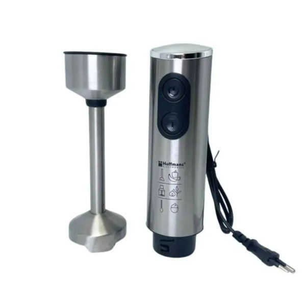 Ручной погружной блендер Hoffmans-8038 • Блендер измельчитель на 2 скорости 800 Вт