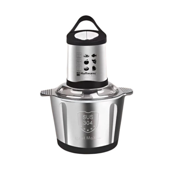 Измельчитель электрический Hoffmans Electronics НМ-8840 с металлической чашей 2л • Универсальный чоппер 1200Вт