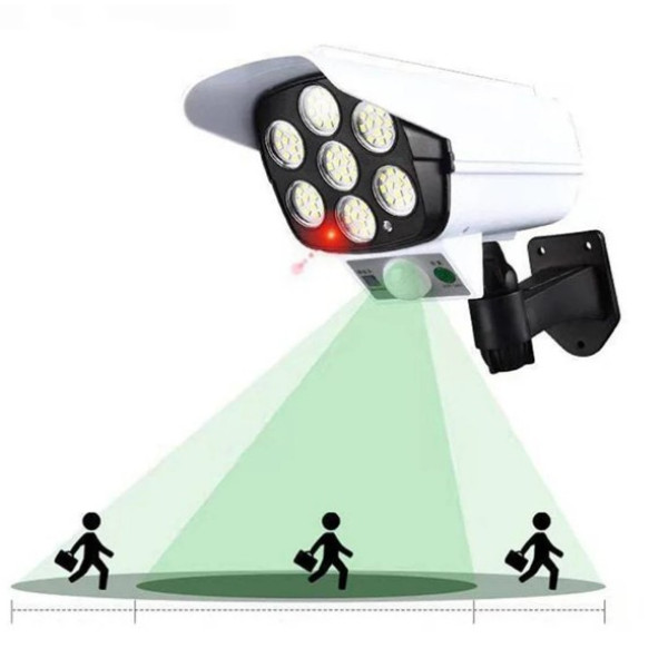 Уличный фонарь в виде камеры Solar Light BL JLP 2178 Прожектор – светильник с датчиком движения на солнечной батарее + Муляж камеры видеонаблюдения