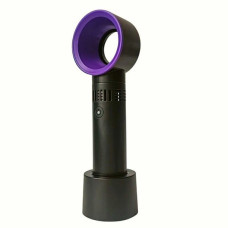 Вентилятор для сушки ресниц мини безлопастной • Мини-фен для ресниц черного цвета с аккумулятором 2000 mAh