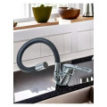 Смеситель с гибким краном 47 см для ванной и кухни Water tap HA-181 • Кран с поворотным изливом 360°