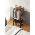 Стойка-Вешалка на колёсах для вещей и обуви YH9918-3A • Телескопическая вешалка для одежды с регулируемой высотой