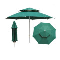 Зонт 2.5 м двойным клапаном HYG1837 • Надёжный зонт для торговли, кафе, пляжа и отдыха на природ