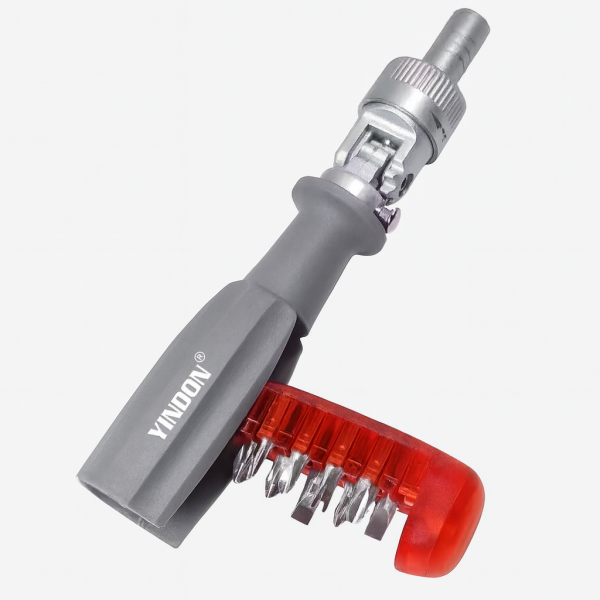 Отвертка 11 в 1 с храповым механизмом • Угловая многофункциональная отвертка