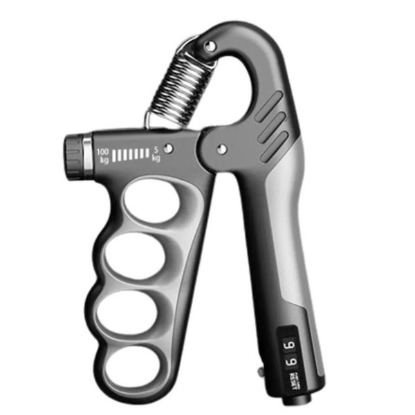 Кистевой эспандер с счётчиком 5–100 кг MA468 • Пружинный эспандер с регулируемой нагрузкой для рук