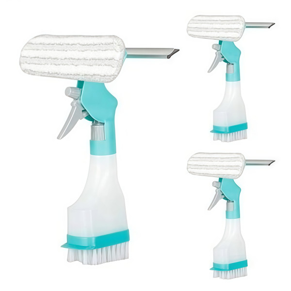 Щетка для мытья окон с насадками 0511/003T • Многофункциональная щётка 3 в 1 для стекол и гладких поверхностей