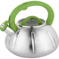Чайник Unique UN-5303 3 л • Нержавеющий чайник с нейлоновой ручкой и свистком