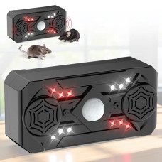 Ультразвуковой отпугиватель грызунов и насекомых Siurn • Отпугиватель мышей, крыс, тараканов и комаров 3 режима работы USB