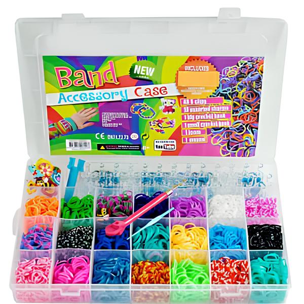 Набор резинок для плетения браслетов NR-2 • Подарочный набор резинок для детей и взрослых