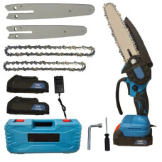 Акумуляторна ланцюгова пилка з 2 шинами Chain Saw 6 та 8 • Потужна міні-пила для дому та саду Акумуляторна ланцюгова пилка з 2 шинами Chain Saw 6 та 8 • Потужна міні-пила для дому та саду
