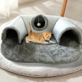 Игровой туннельный коврик 2 в 1 Cat Bed • Интерактивный коврик-тоннель для кошек
