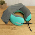 Дорожная подушка для путешествий с капюшоном • Подушка-воротник для шеи и головы в дорогу