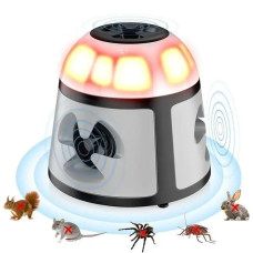 Ультразвуковой отпугиватель вредителей 360° • Эффективное устройство для борьбы с тараканами, грызунами и другими вредителями
