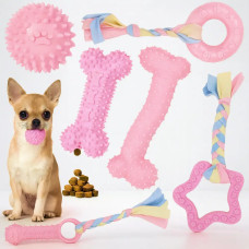 Игровой набор для собак 6 в 1 • Яркие и безопасные игрушки для активных игр и развития