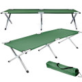 Раскладная кровать 190 × 62 × 42 см до 120 кг • Туристическая раскладушка для отдыха и кемпинга