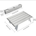 Складной кемпинговый стол WestTune • Портативный туристический раскладной стол из алюминия