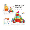 Детский конструктор D018 магнитные блоки • Развивающий детский набор из магнитных строительных плиток 3D 110 деталей