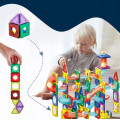 Детский магнитный конструктор G025 «Волшебный свет» • Магнитный конструктор 110 деталей со светом
