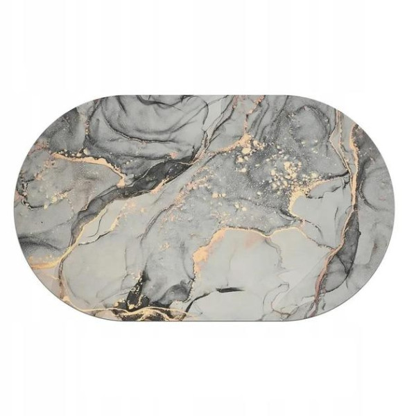 Коврик для пола супер абсорбирующий «Мрамор» • Влагопоглощающий антискользящий коврик мрамор для ванной и дома 38×58 см