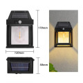 Лампа с датчиком движения 3 режима освещения для сада SOLAR WALL LAMP Kt-888 • Уличный светильник на солнечной батарее с датчиком движения