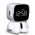 Будильник светодиодный электронный Robot Clock • Музыкальный будильник робот с LED-дисплеем и USB-питанием
