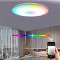 Потолочный светильник Ceiling Lamp Smart с RGB-подсветкой и пультом управления • LED люстра 24 Вт для современного интерьера