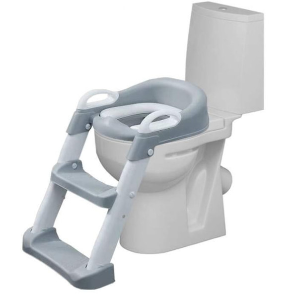 Детское сидение на унитаз с лестницей Babycare • Складная детская накладка на унитаз со ступенькой