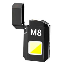 USB зажигалка с фонариком Lovers LV-6002 • Электроимпульсная зажигалка с COB LED фонариком и аккумулятором