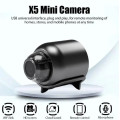 Беспроводная мини камера X5 Mini с датчиком движения • Мини камера IP видеонаблюдения Wi-Fi FullHD