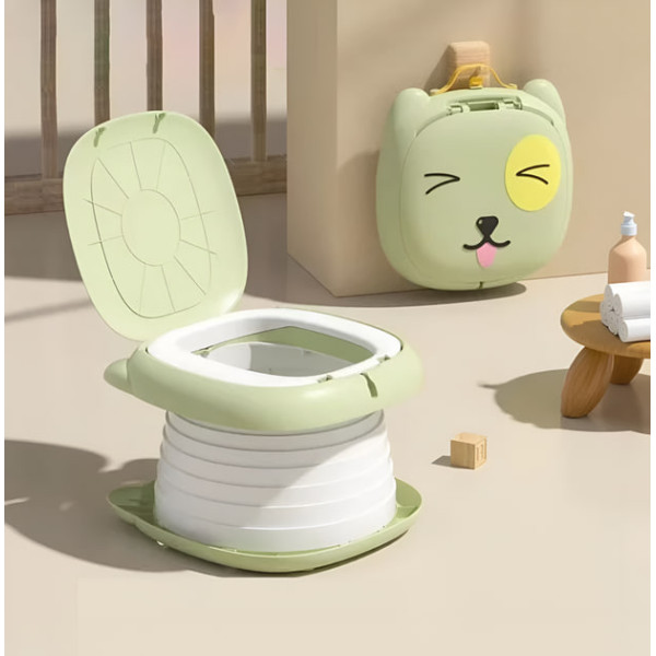 Складной детский унитаз • Удобный и компактный горшок для дома и поездок