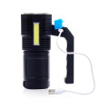 Ручной фонарь Bailong BL X502 • Мощный фонарь с COB-светом и USB зарядкой