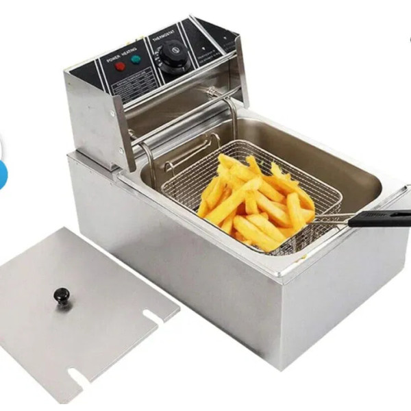 Фритюрница Dotvix Electric Fryer D-803 • Электрическая фритюрница для дома с регулировкой температуры и съемной корзиной