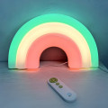 Ночник декоративный для спальни и детской гибкий USB Радуга • Настенный декоративный неоновый светильник-ночник Радуга
