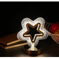 Настольная лампа Crystal Diamond звезда • Настольный LED ночник Crystal Diamond в форме звезды с 3 режимами свечения