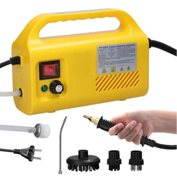 Портативный пароочиститель для дома + мойка высокого давления • Пароочиститель для дома чистки мебели 1500 Вт
