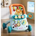 Детские ходунки-каталка с развивающим центром • Каталка-ходунки 4в1 с сортером шестернями и баскетбольным кольцом
