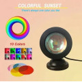 Лампа атмосферного освещения Sunset Red • LED светильник с эффектом закатного солнца