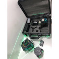 Лазерный нивелир 4D Level 40-42 • Аккумуляторный лазерный уровень с 2 АКБ и пультом дистанционного управления