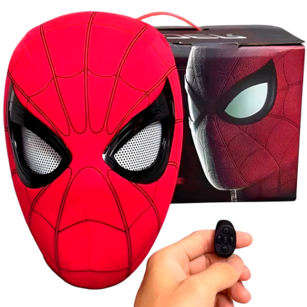 Маска Человека-Паука с подвижными глазами • Маска Человека-Паука с подсветкой и движущимися глазами