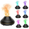 Ароматический диффузор эфирных масел с RGB освещением имитация пламени • Увлажнитель воздуха с эффектом огня 130 мл